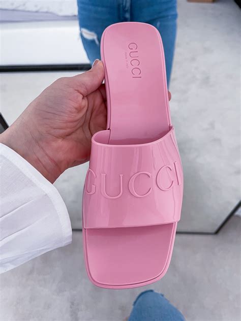 gucci rubber platform sandals dupe|Gucci knockoff sandals.